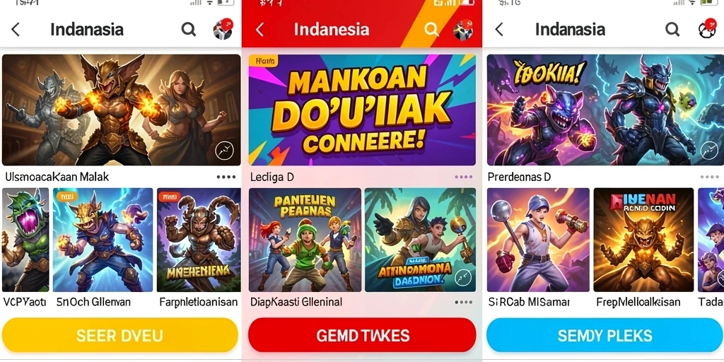 bukit777 - Menu utama yang intuitif dan mudah dinavigasi.